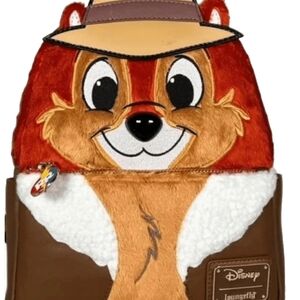 Loungefly Disney Chip 'n Dale: Rescue Rangers - Faux Fur Chip TB5 NWT